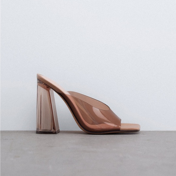 Zara pink heels in size 8 - Picture 2 of 3